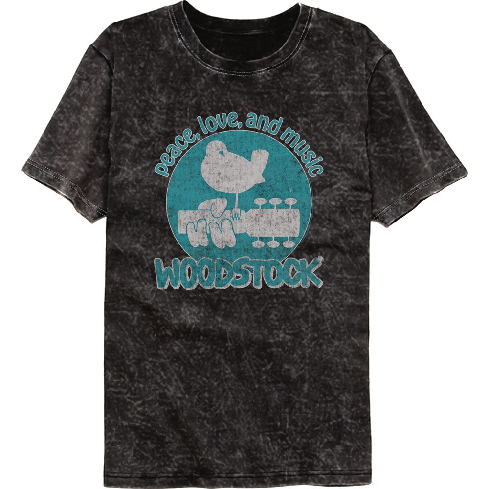 Woodstock - Peace Love And Music Vintage Wash T-Shirt Hoodie, Sweatshirt | CiraTrend.com