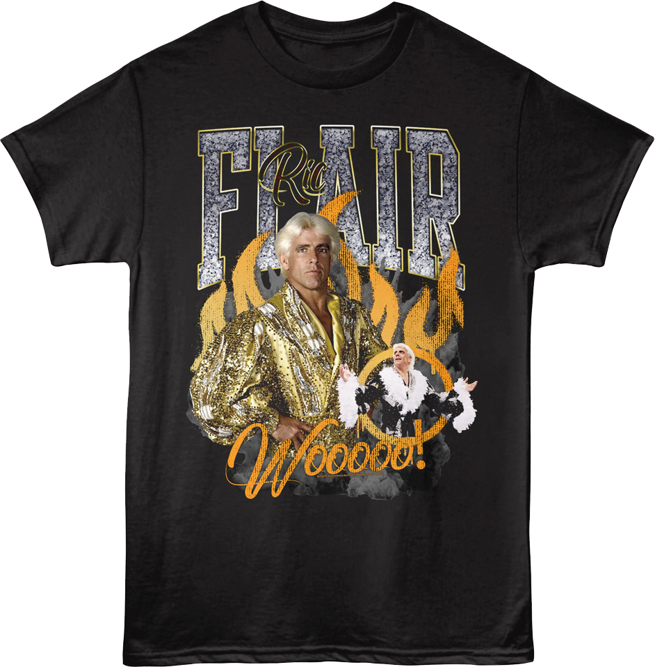 Wooooo! Ric Flair T-Shirt Hoodie, Sweatshirt | CiraTrend.com (Image 1)