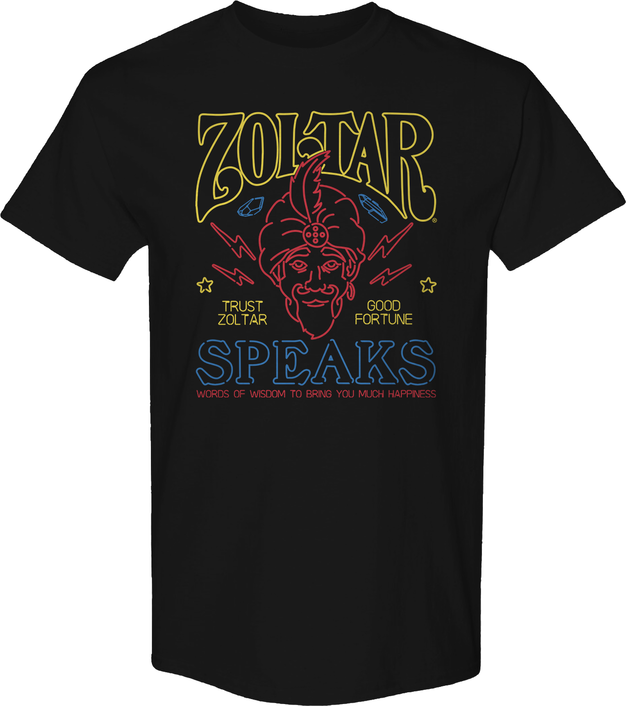 Words Of Wisdom To Bring You Much Happiness Zoltar T-Shirt Hoodie, Sweatshirt | CiraTrend.com (Image 1)