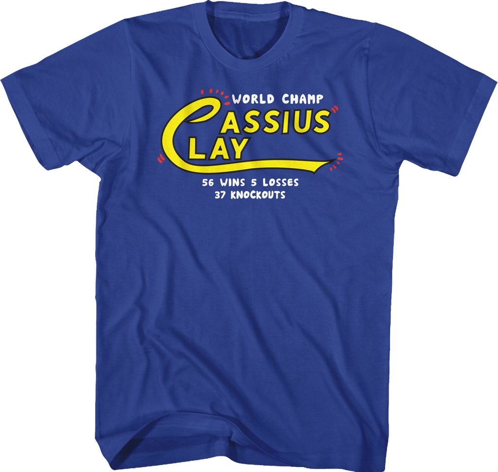 World Champ Cassius Clay T-Shirt Hoodie, Sweatshirt | CiraTrend.com (Image 1)