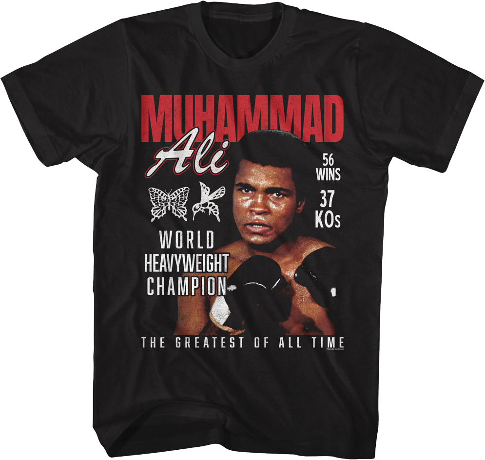 World Heavyweight Champion Greatest Of All Time Muhammad Ali T-Shirt Hoodie, Sweatshirt | CiraTrend.com (Image 1)