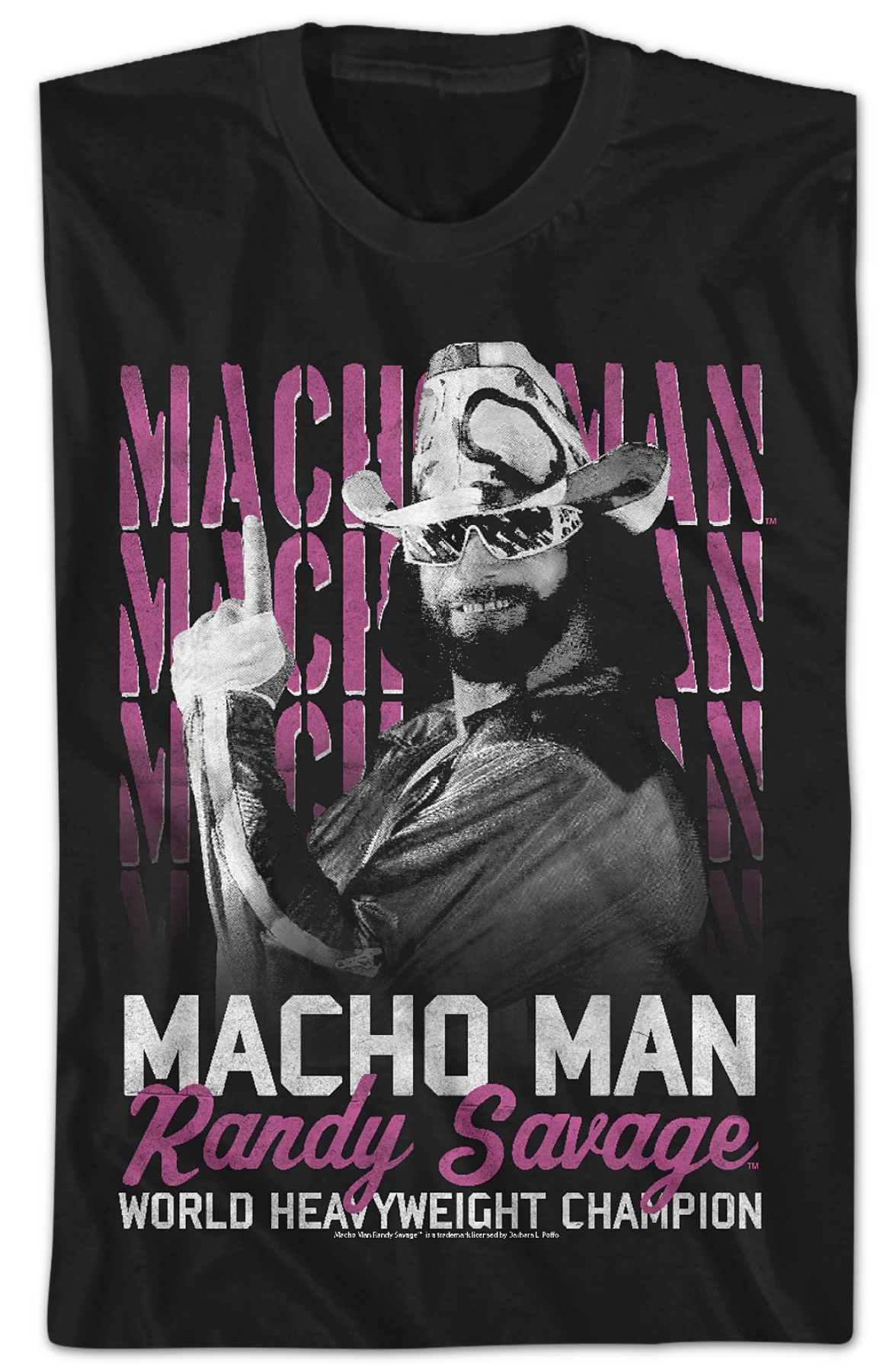 World Heavyweight Champion Macho Man Randy Savage T-Shirt Hoodie, Sweatshirt | CiraTrend.com (Image 2)