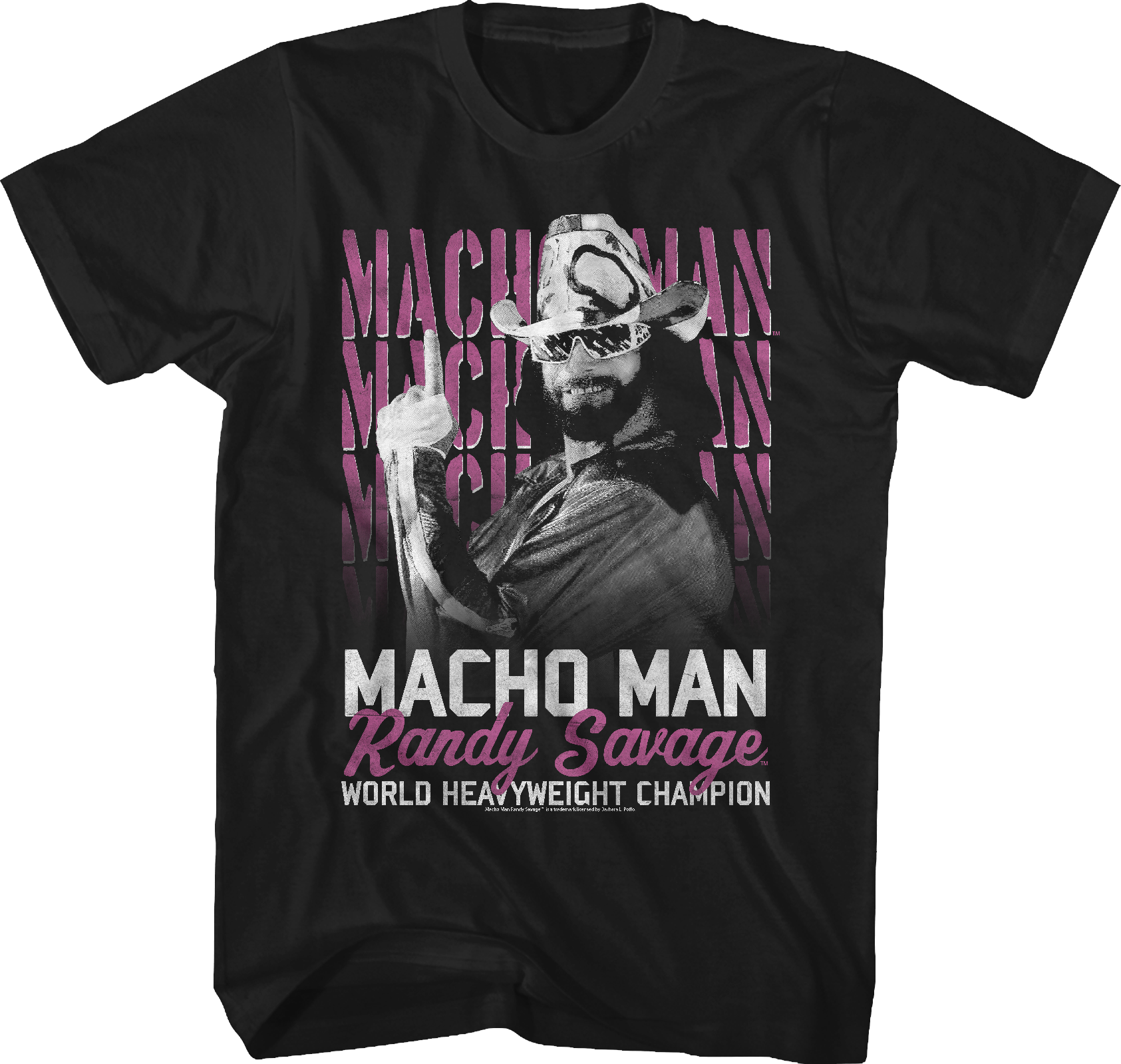 World Heavyweight Champion Macho Man Randy Savage T-Shirt Hoodie, Sweatshirt | CiraTrend.com (Image 1)