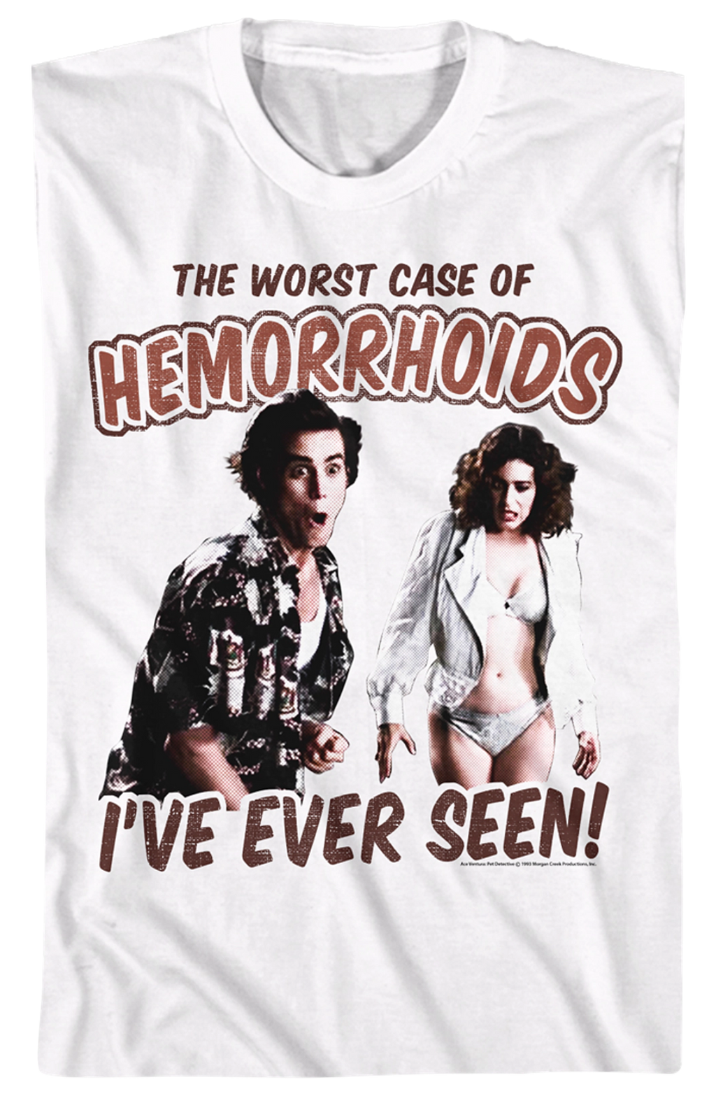 Worst Case Of Hemorrhoids Ace Ventura T-Shirt Hoodie, Sweatshirt | CiraTrend.com (Image 2)