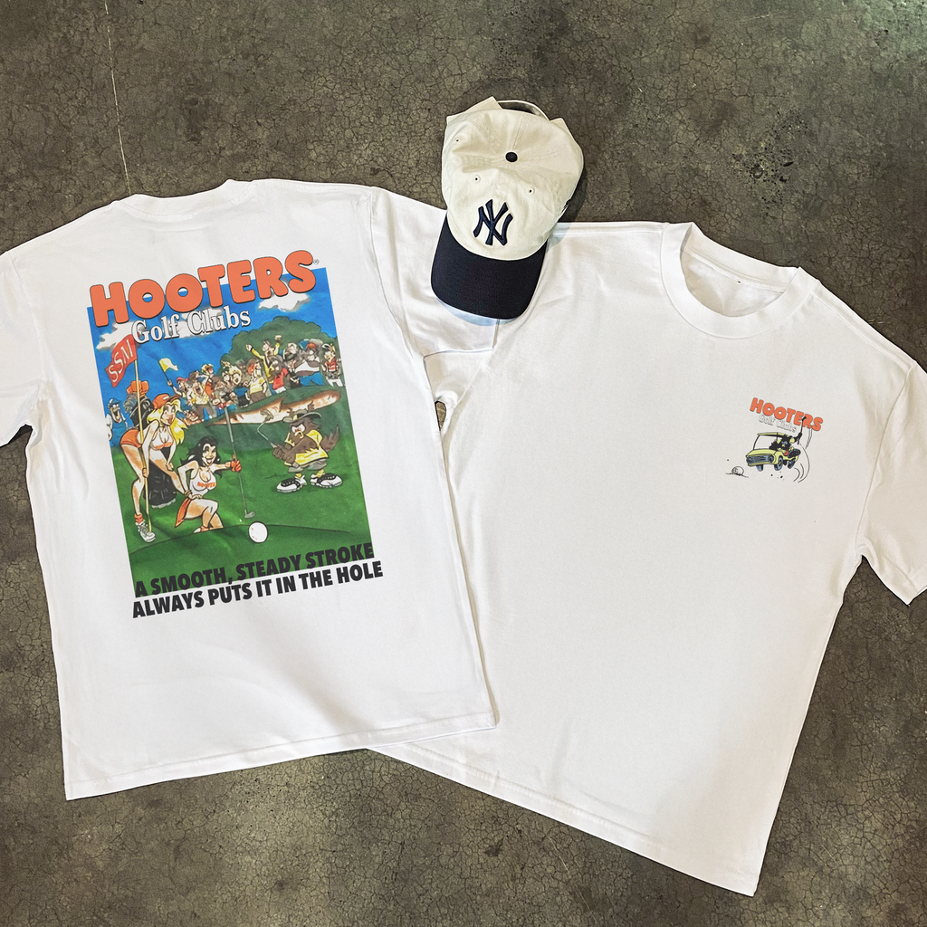 90s 'HOOTERS GOLF CLUB' HEAVY WHITE T-SHIRT Hoodie, Sweatshirt | CiraTrend.com (Image 3)