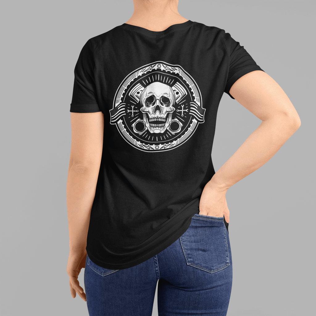 Wrench Skull Women's Tee Hoodie, Sweatshirt | CiraTrend.com (Image 2)