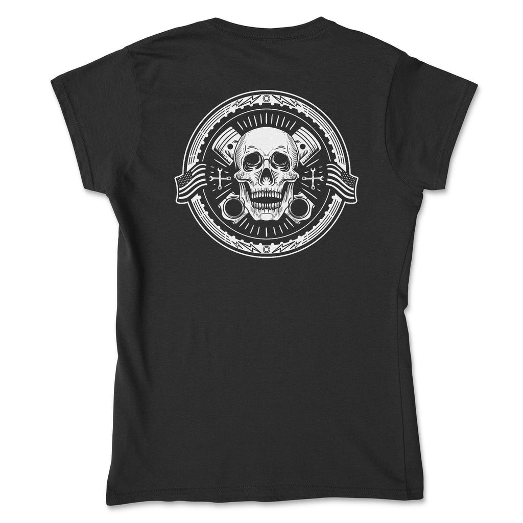 Wrench Skull Women's Tee Hoodie, Sweatshirt | CiraTrend.com (Image 3)