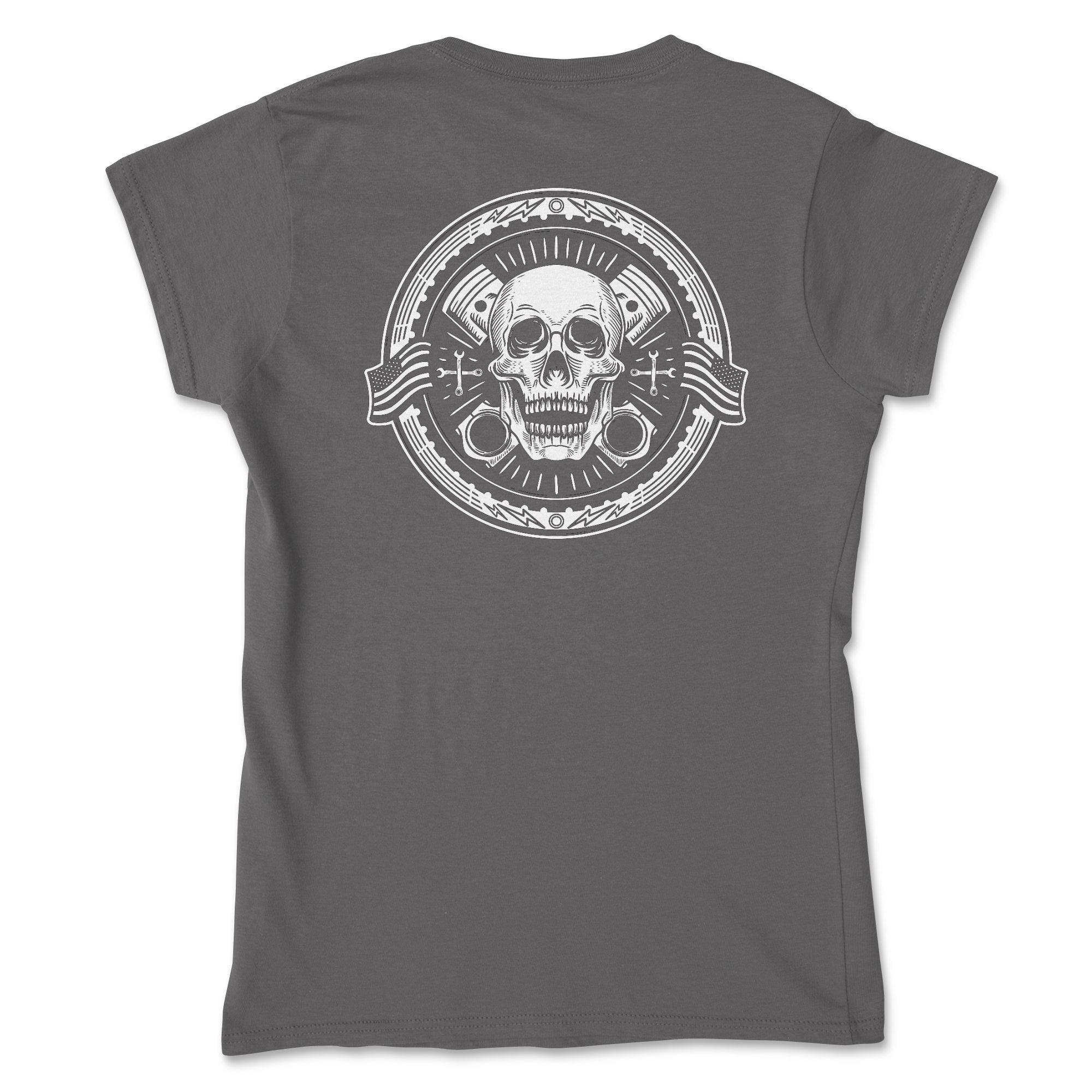 Wrench Skull Women's Tee Hoodie, Sweatshirt | CiraTrend.com (Image 1)