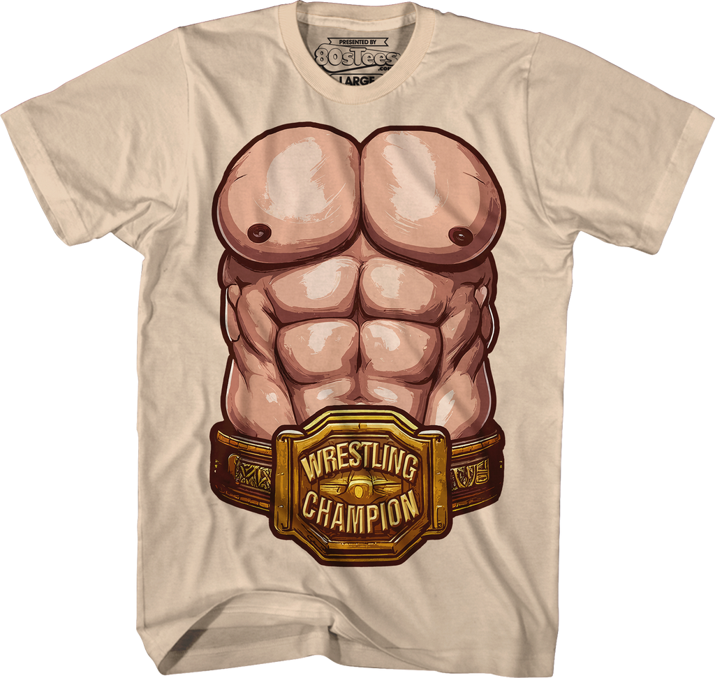Wrestling Champion Abs T-Shirt Hoodie, Sweatshirt | CiraTrend.com (Image 3)
