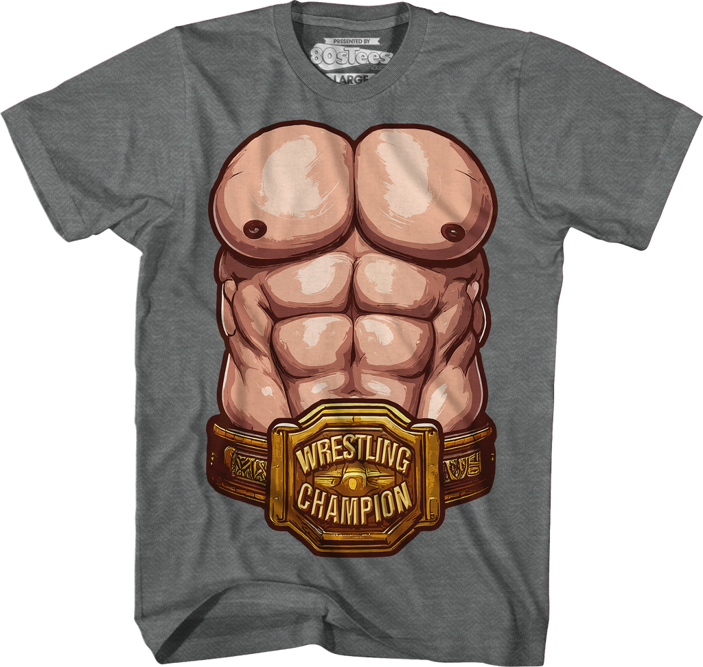 Wrestling Champion Abs T-Shirt Hoodie, Sweatshirt | CiraTrend.com (Image 4)