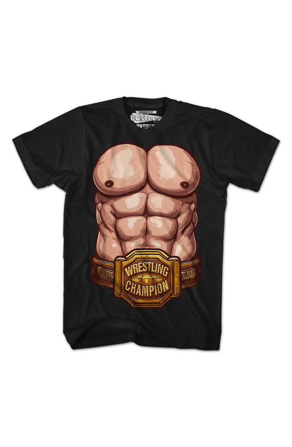 Wrestling Champion Abs T-Shirt Hoodie, Sweatshirt | CiraTrend.com (Image 2)