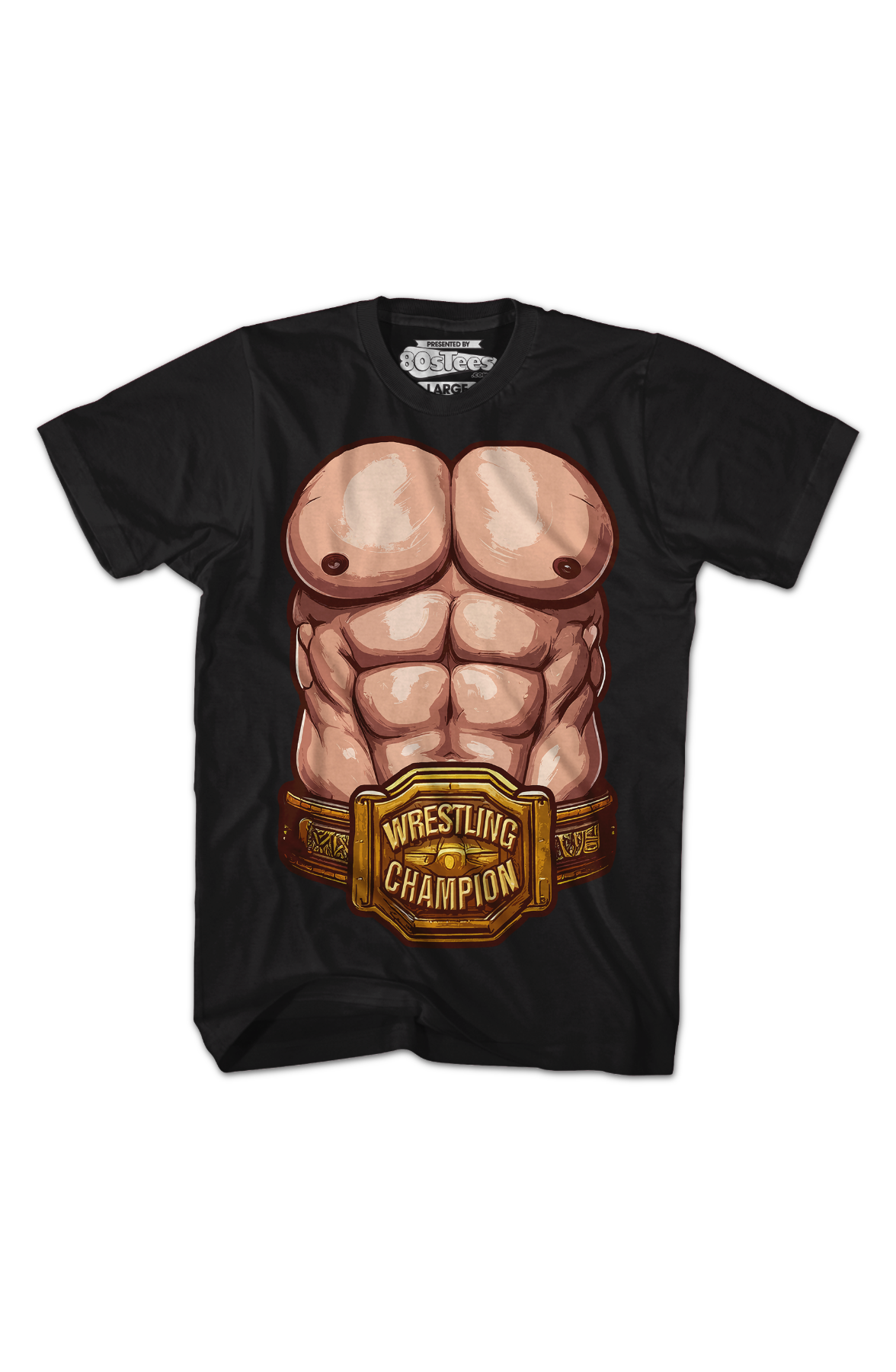 Wrestling Champion Abs T-Shirt Hoodie, Sweatshirt | CiraTrend.com (Image 2)