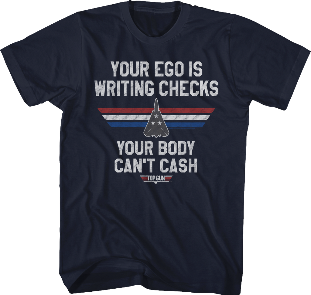 Writing Checks Top Gun T-Shirt Hoodie, Sweatshirt | CiraTrend.com (Image 1)