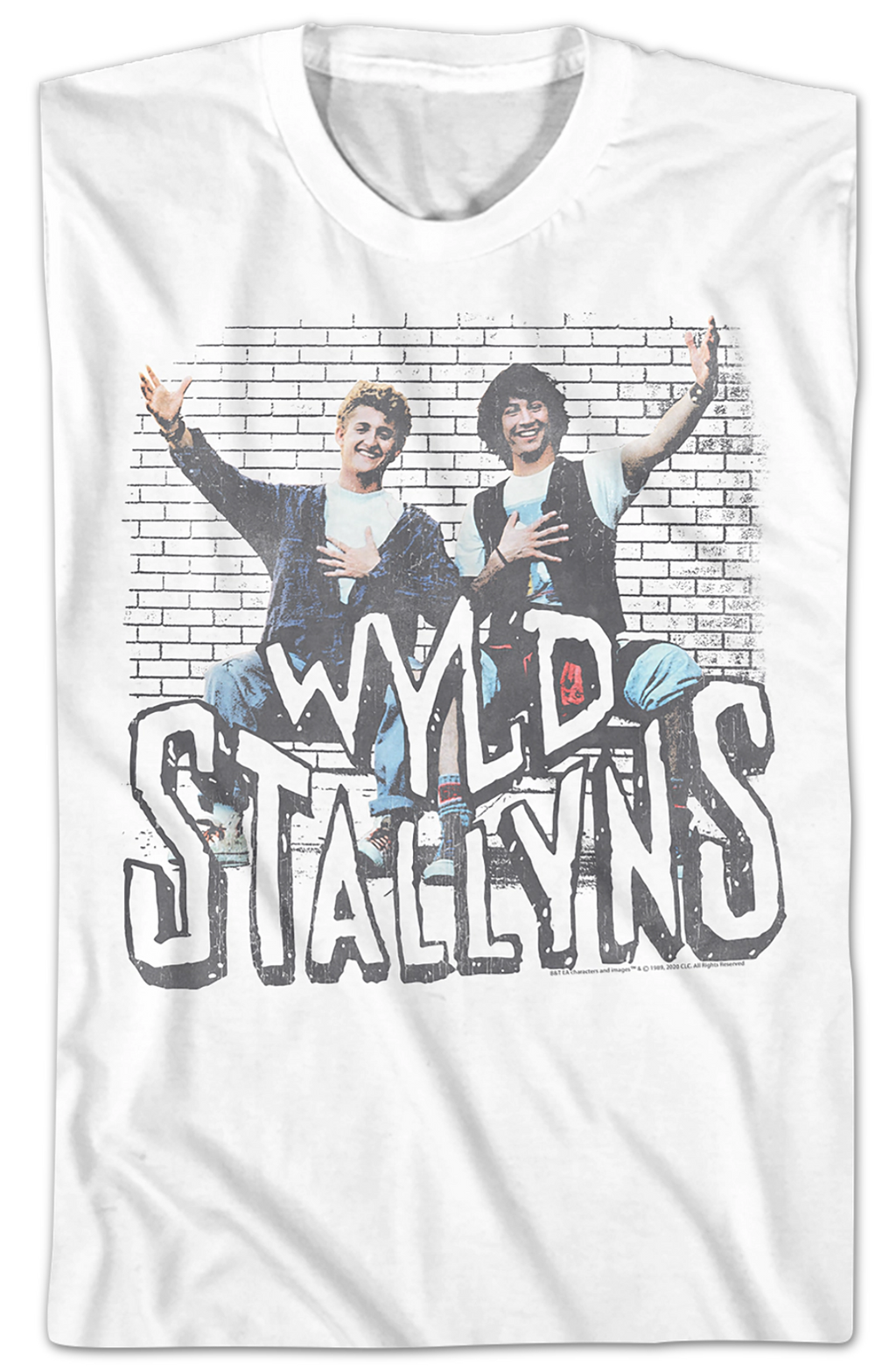 Wyld Stallyns Brick Wall Bill Ted'S Excellent Adventure T-Shirts, Hoodie, Sweatshirt