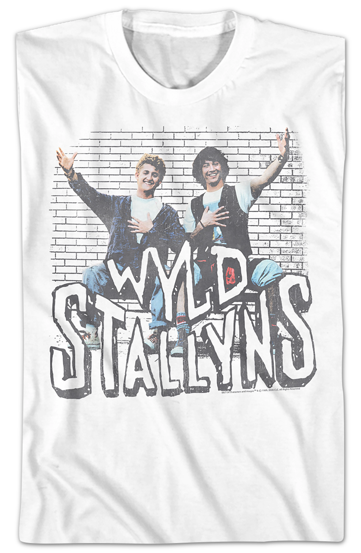 Wyld Stallyns Brick Wall Bill Ted'S Excellent Adventure T-Shirts, Hoodie, Sweatshirt