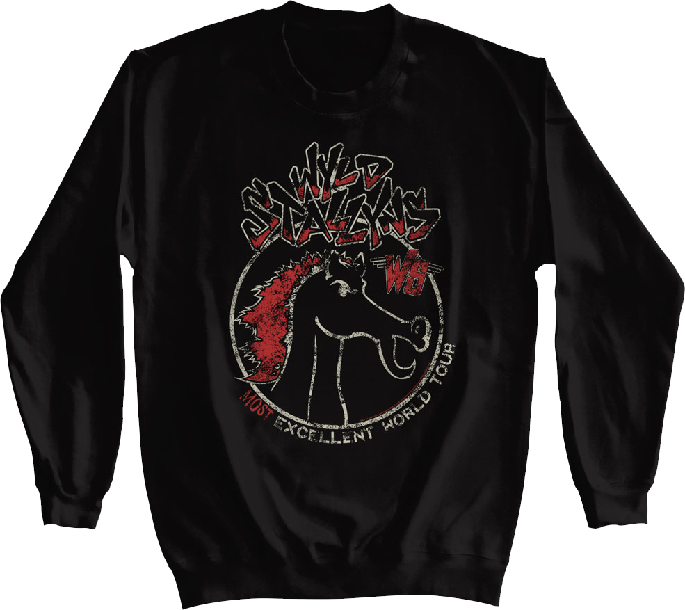 Wyld Stallyns Most Excellent World Tour Bill and Ted Sweatshirt T-Shirts, Hoodie | CiraTrend.com (Image 1)