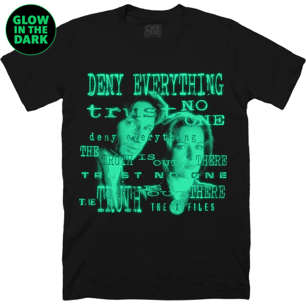 X-FILES: THE TRUTH IS OUT THERE - T-SHIRT (GLOW IN THE DARK) Hoodie, Sweatshirt | CiraTrend.com (Image 1)