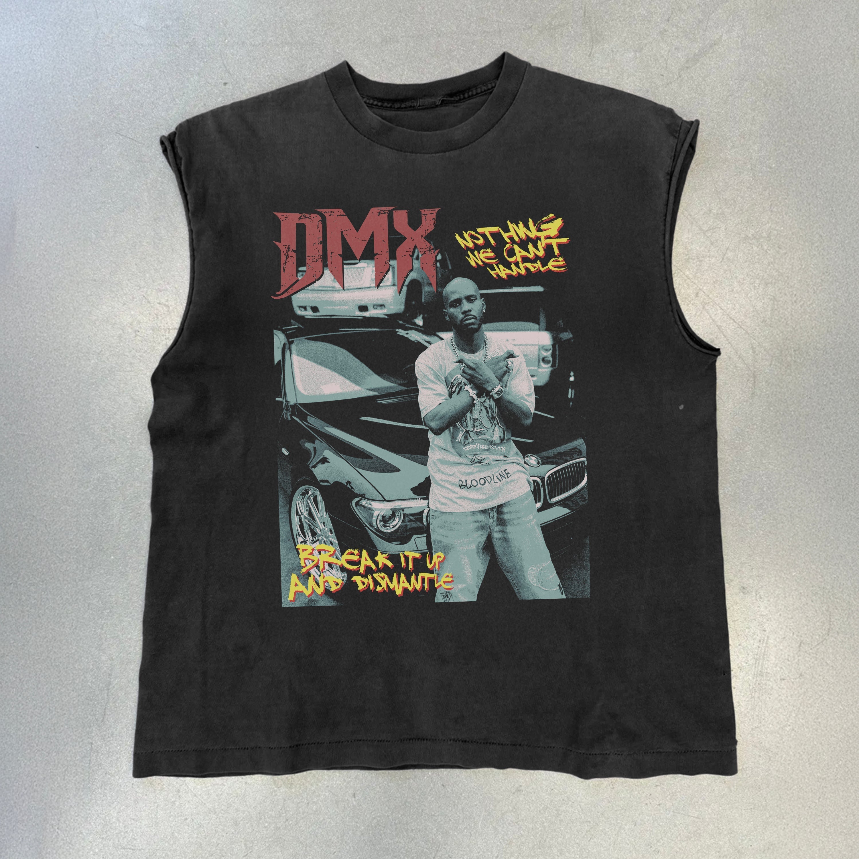 DMX HEAVYWEIGHT BLACK CUT- OFF T-SHIRT Hoodie, Sweatshirt | CiraTrend.com (Image 1)