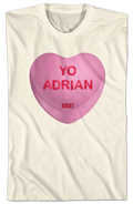 Yo Adrian Candy Heart Rocky T-Shirt Hoodie, Sweatshirt | CiraTrend.com