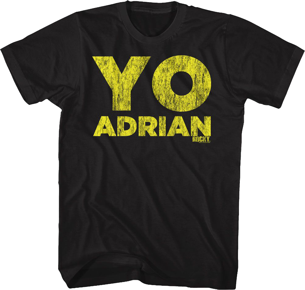 Vintage Yo Adrian Rocky T-Shirt Hoodie, Sweatshirt | CiraTrend.com (Image 1)