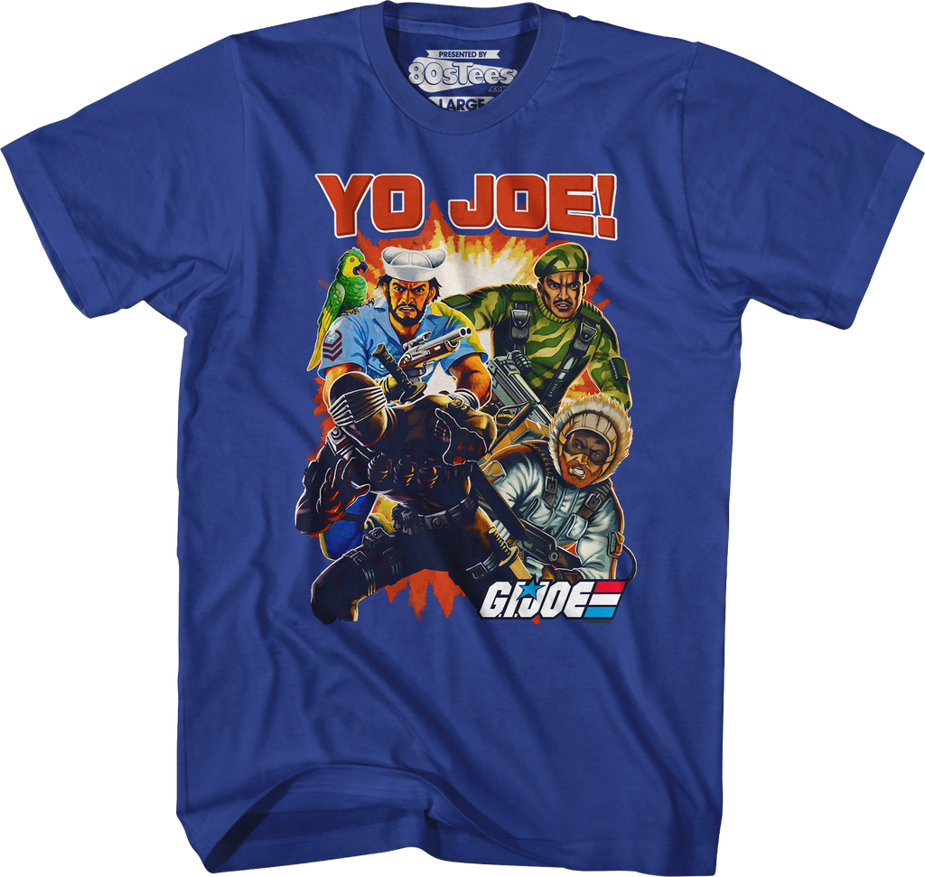 Yo Joe Collage GI Joe T-Shirt Hoodie, Sweatshirt | CiraTrend.com (Image 3)