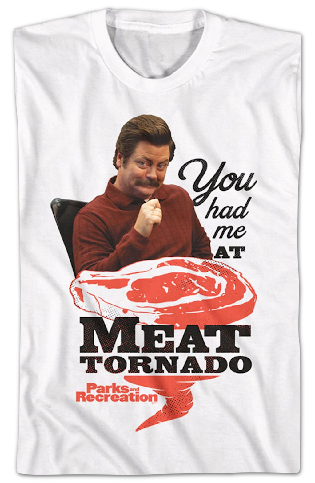 You Had Me At Meat Tornado Parks And Recreation T-Shirt Hoodie, Sweatshirt | CiraTrend.com (Image 2)