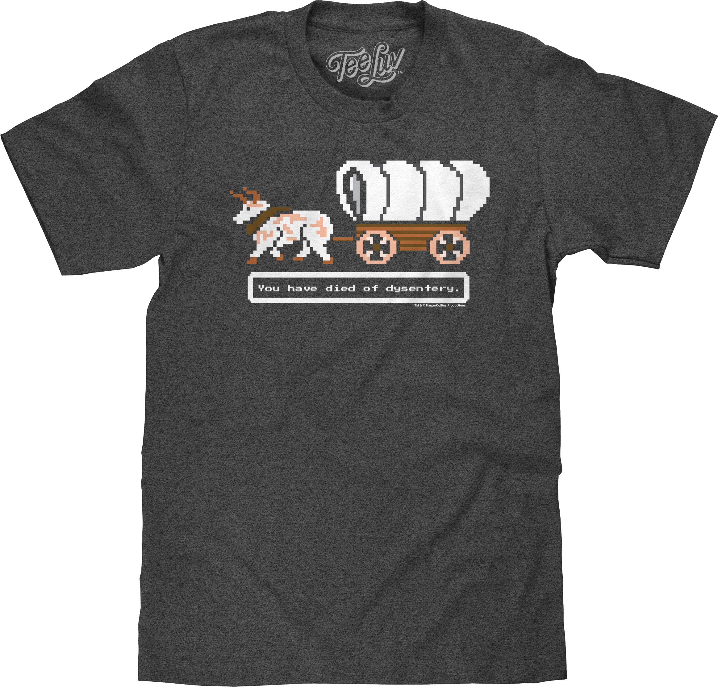 You Have Died of Dysentery Oregon Trail T-Shirt Hoodie, Sweatshirt | CiraTrend.com (Image 1)