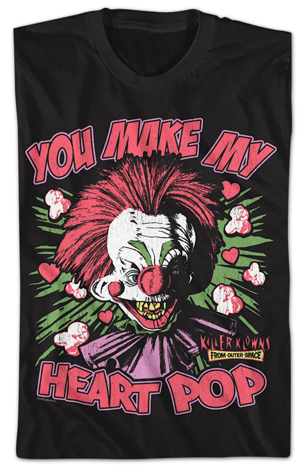 You Make My Heart Pop Killer Klowns From Outer Space T-Shirt Hoodie, Sweatshirt | CiraTrend.com (Image 2)