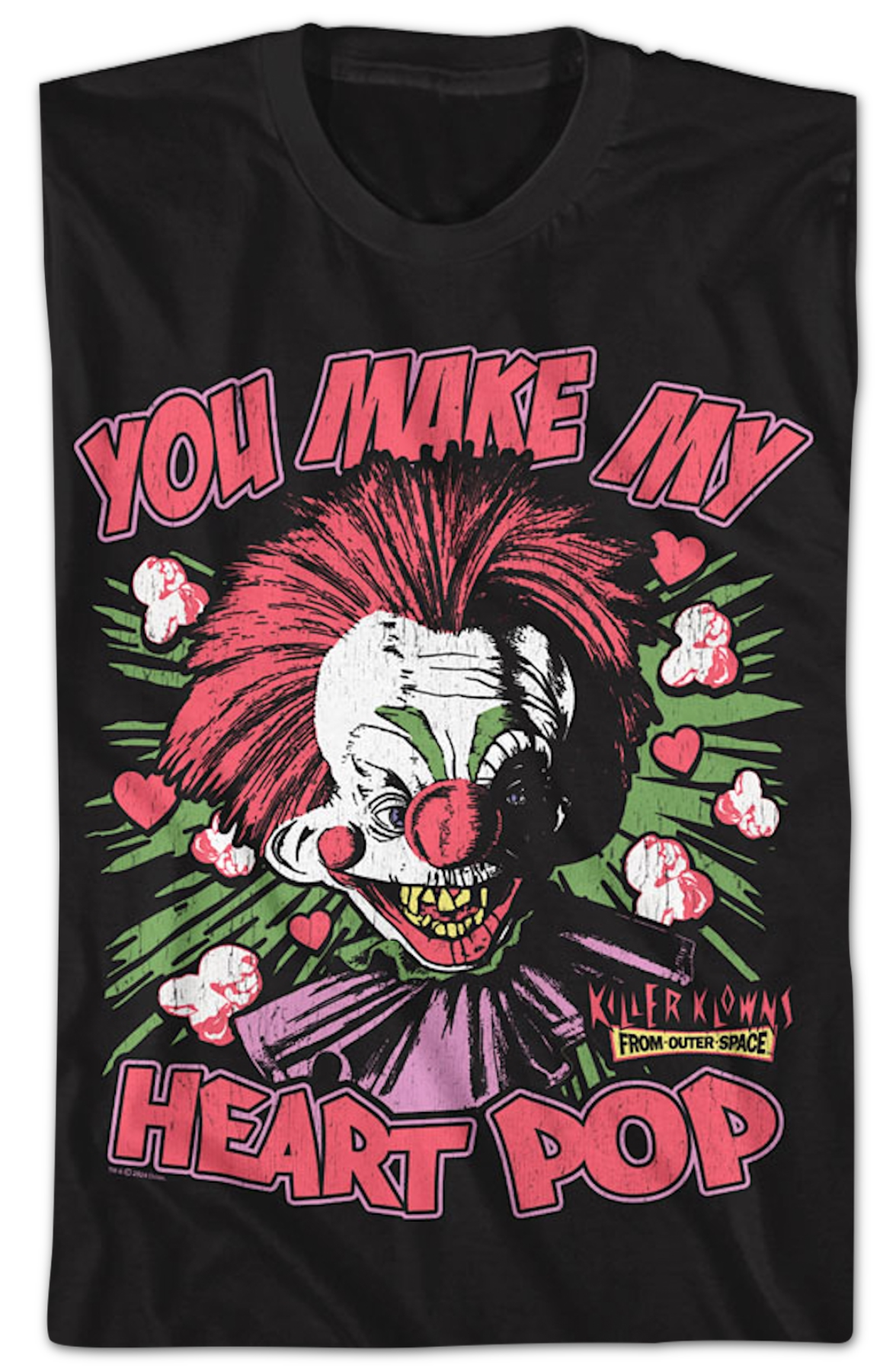 You Make My Heart Pop Killer Klowns From Outer Space T-Shirt Hoodie, Sweatshirt | CiraTrend.com (Image 2)