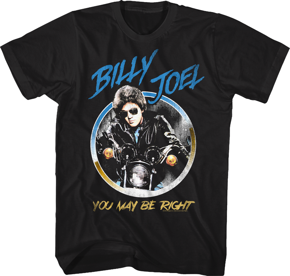 You May Be Right Billy Joel T-Shirt Hoodie, Sweatshirt | CiraTrend.com (Image 1)
