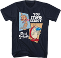 You Stupid Eediot Ren And Stimpy T-Shirt Hoodie, Sweatshirt | CiraTrend.com (Image 1)