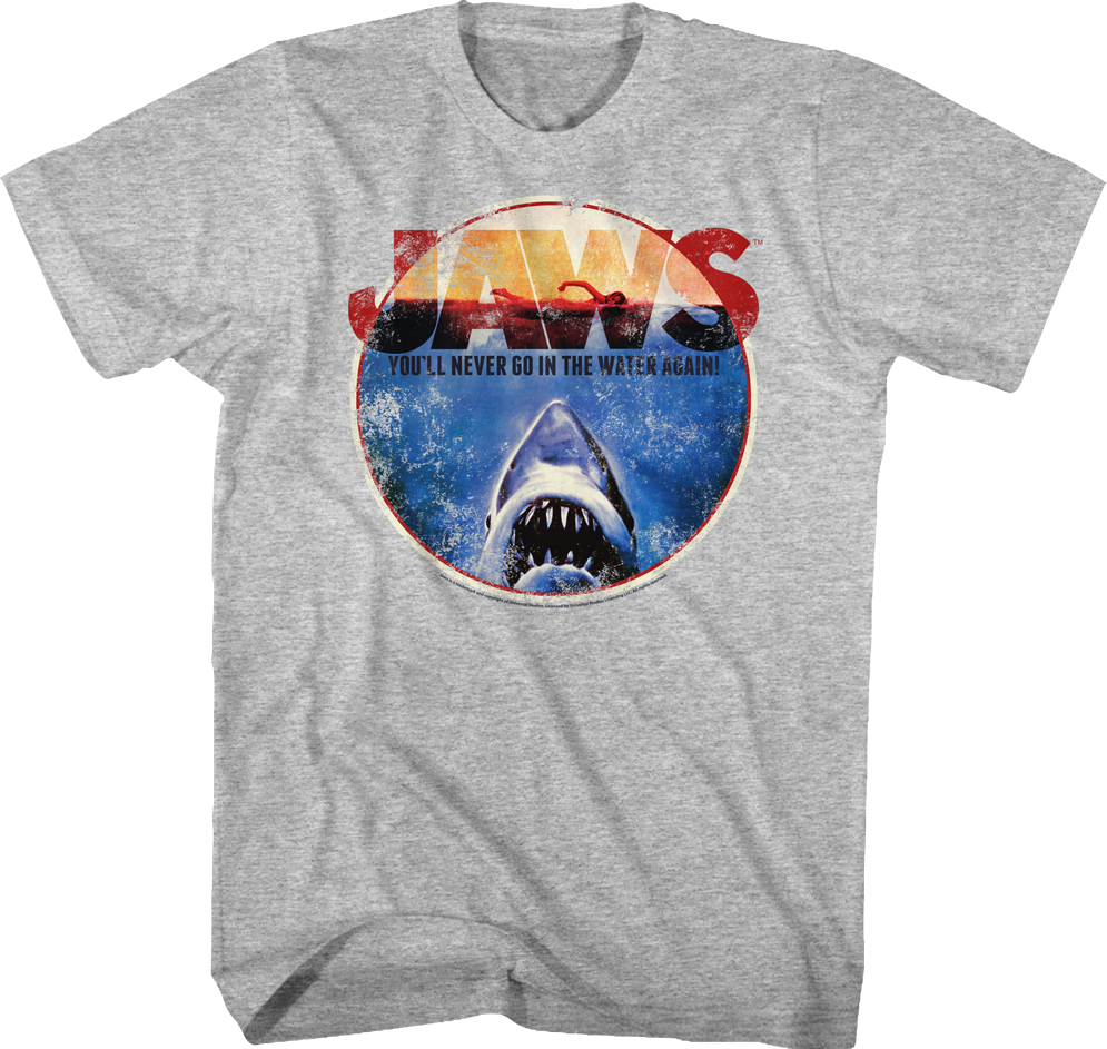 You'Ll Never Go Water Again Jaws T-Shirts, Hoodie, Sweatshirt