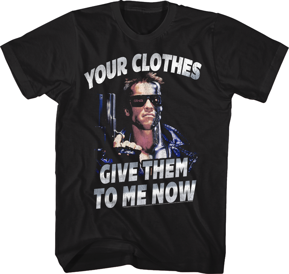 Your Clothes Terminator T-Shirt Hoodie, Sweatshirt | CiraTrend.com (Image 1)