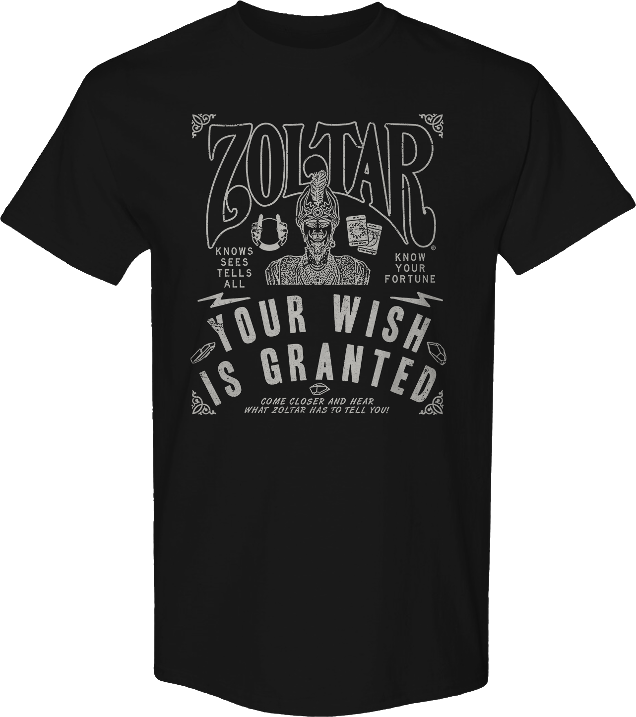 Your Wish Is Granted Zoltar T-Shirt Hoodie, Sweatshirt | CiraTrend.com (Image 1)
