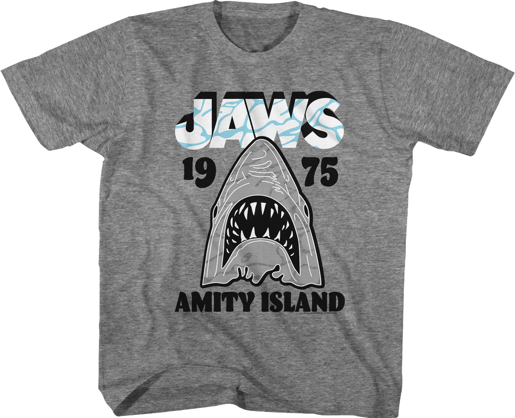 Youth 1975 Jaws Shirt Hoodie, Sweatshirt | CiraTrend.com (Image 1)