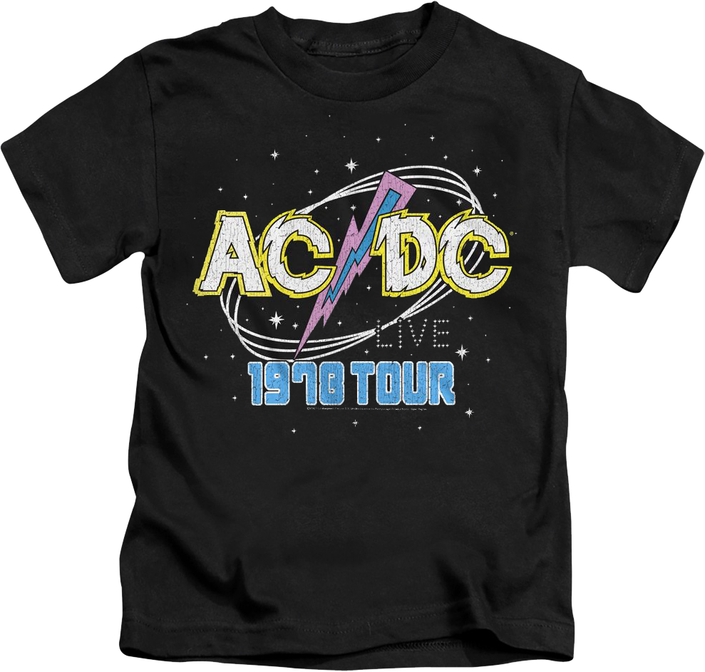 Youth 1978 Tour ACDC Shirt Hoodie, Sweatshirt | CiraTrend.com (Image 1)