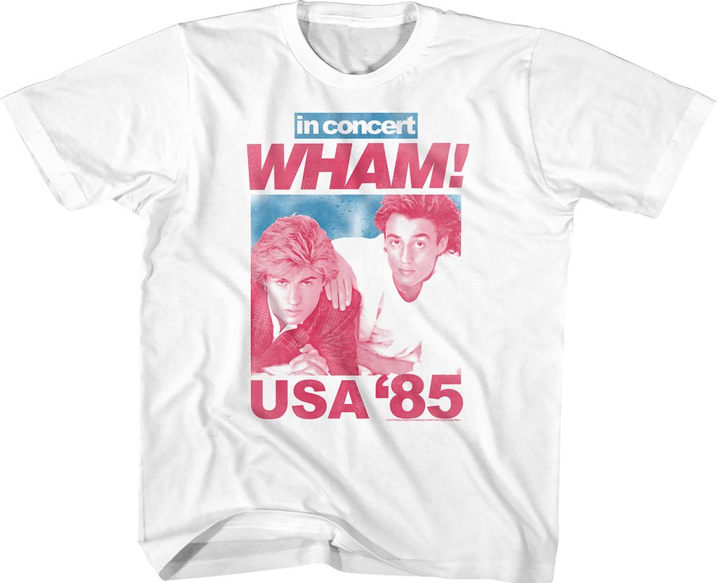 Youth '85 USA Concert Wham Shirt Hoodie, Sweatshirt | CiraTrend.com (Image 1)