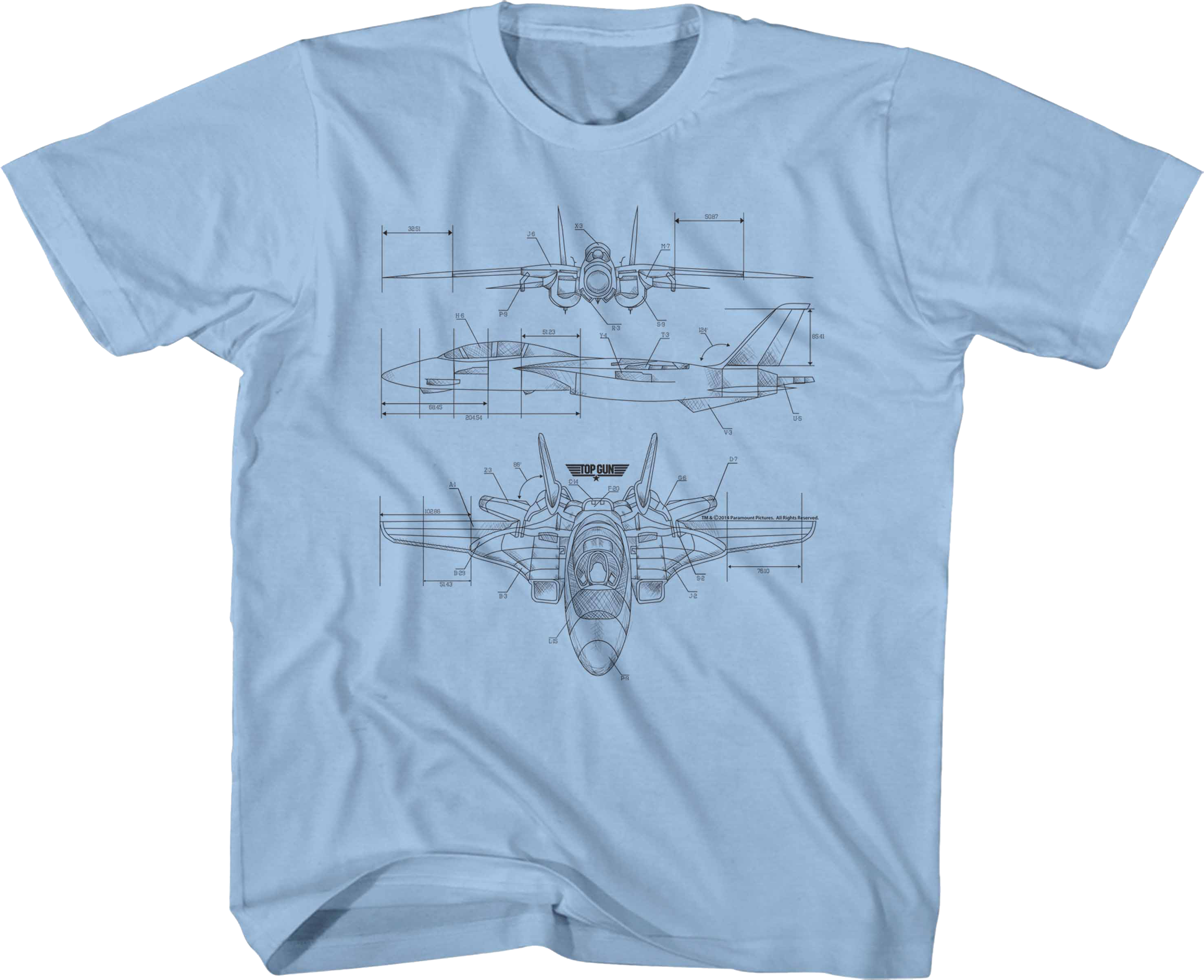 Aircraft Diagram Top Gun Shirt T-Shirts, Hoodie, Sweatshirt