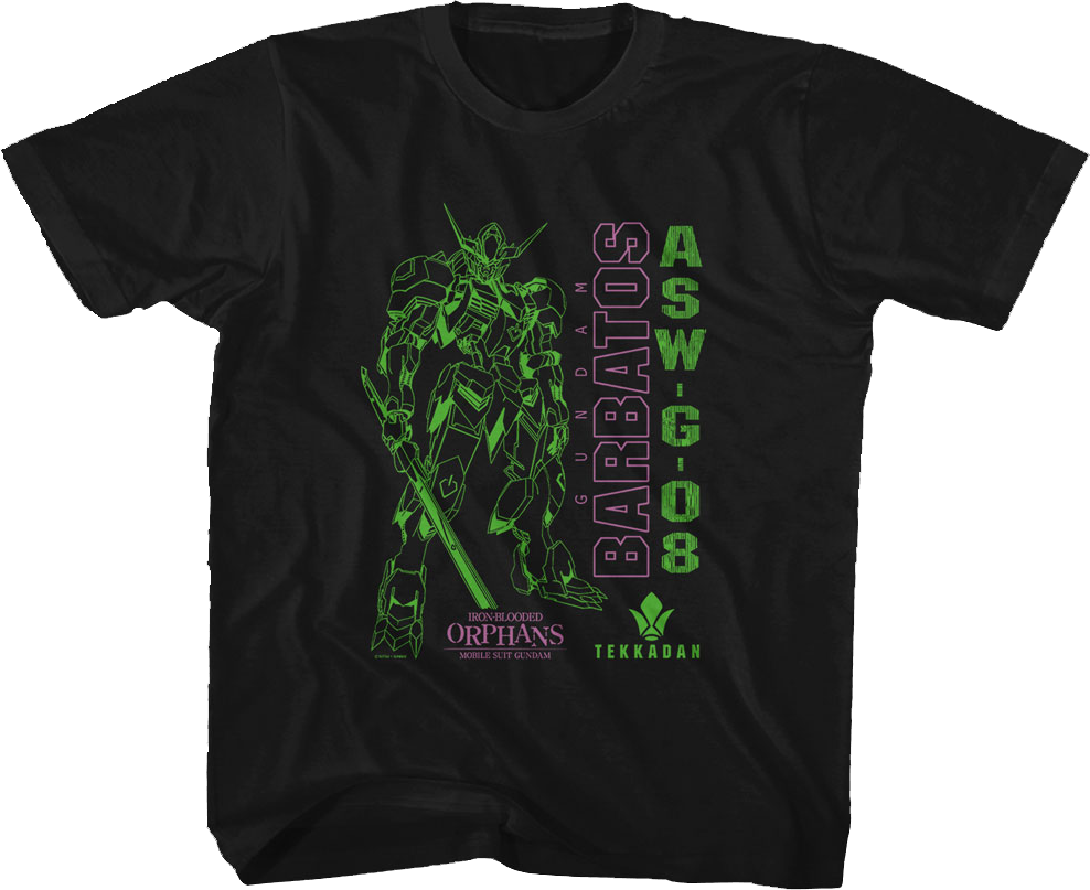 Youth Barbatos Gundam Shirt Hoodie, Sweatshirt | CiraTrend.com (Image 1)