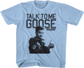 Youth Blue Talk To Me Goose Top Gun Shirt Hoodie, Sweatshirt | CiraTrend.com (Image 1)