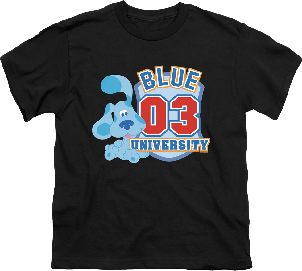 Youth Blue University Blue's Clues Shirt Hoodie, Sweatshirt | CiraTrend.com (Image 1)
