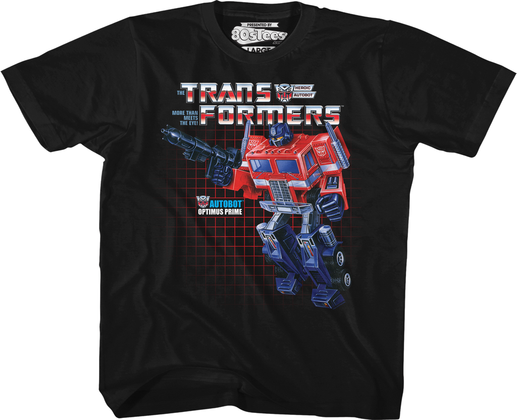 Youth Box Art Optimus Prime Shirt Hoodie, Sweatshirt | CiraTrend.com (Image 1)