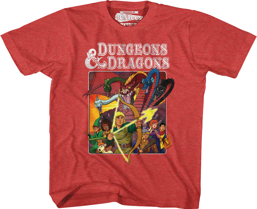 Cartoon Characters Dungeons & Dragons Shirt T-Shirts, Hoodie, Sweatshirt