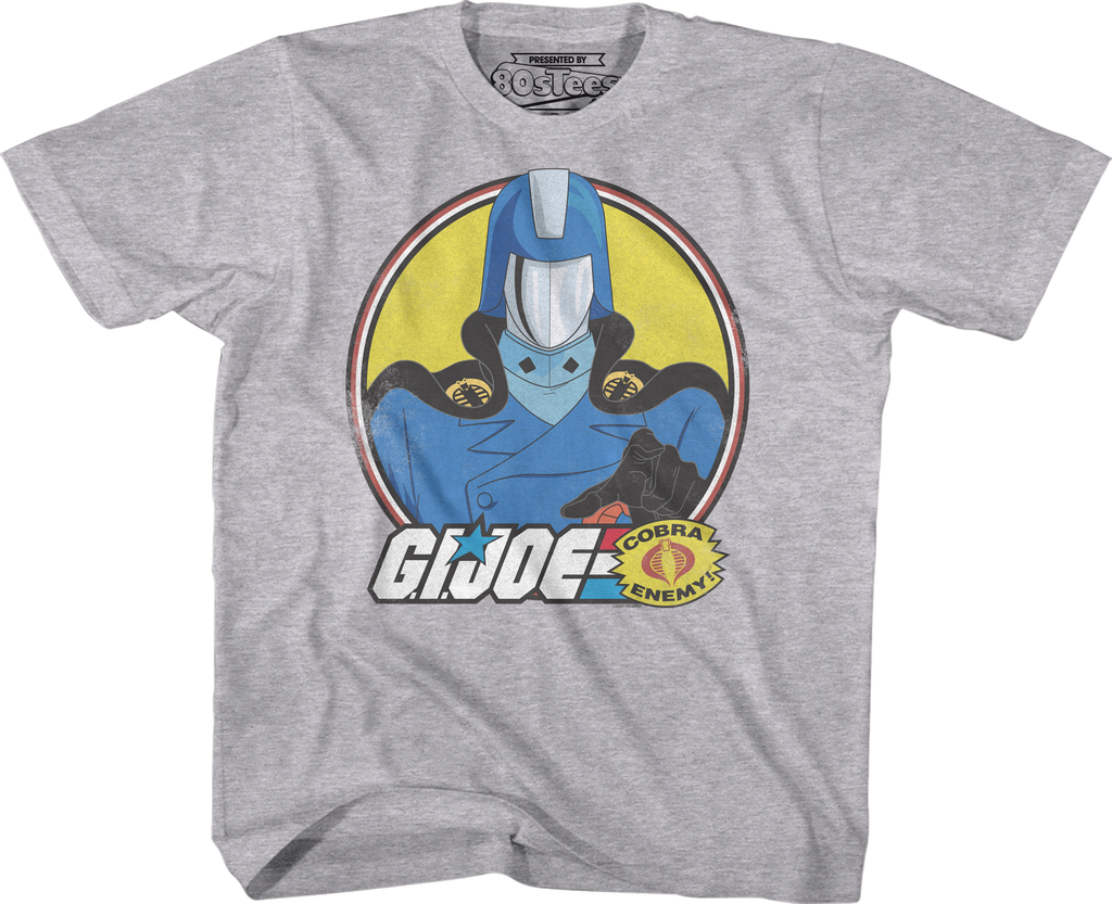 Youth Cartoon Cobra Commander GI Joe Shirt Hoodie, Sweatshirt | CiraTrend.com (Image 1)