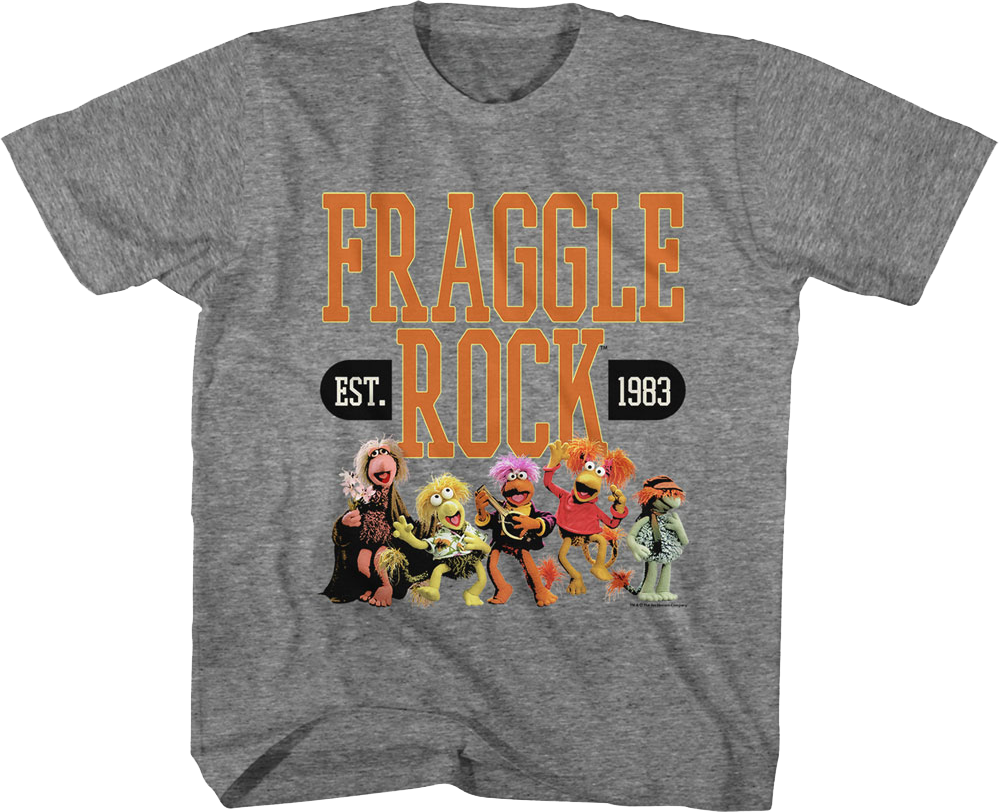 Youth Cast Photo Est. 1983 Fraggle Rock Shirt Hoodie, Sweatshirt | CiraTrend.com (Image 1)