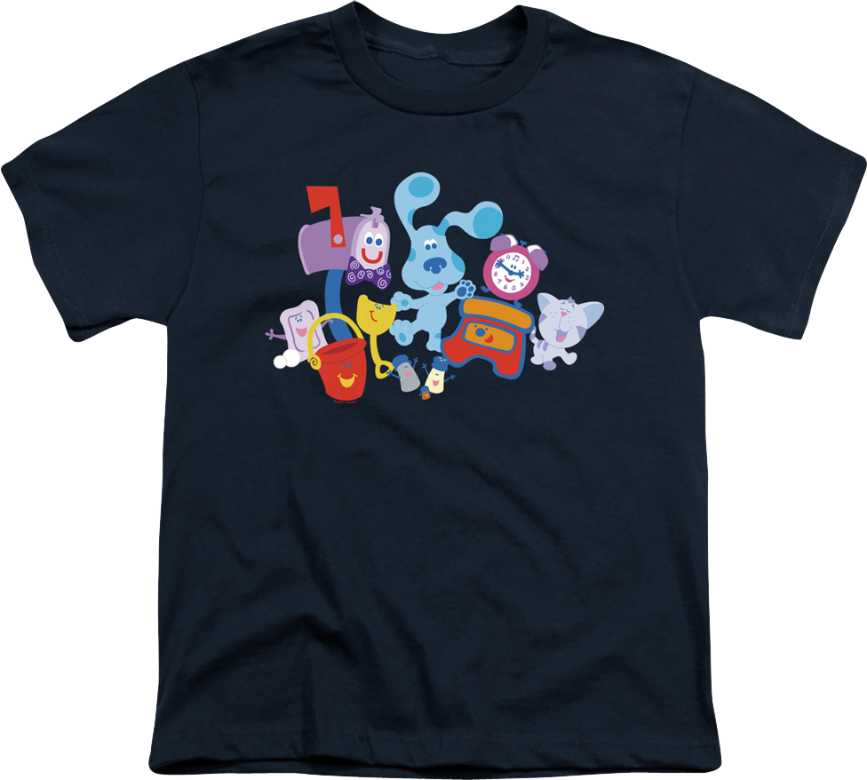 Youth Character Collage Blue's Clues Shirt Hoodie, Sweatshirt | CiraTrend.com (Image 1)