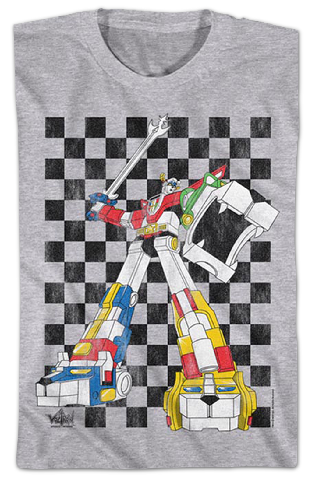 Youth Checkerboard Defender Voltron Shirt Hoodie, Sweatshirt | CiraTrend.com (Image 2)