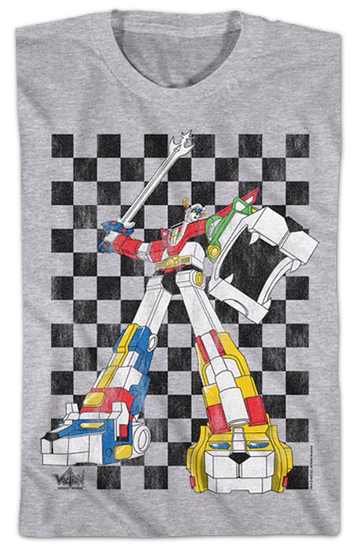 Youth Checkerboard Defender Voltron Shirt Hoodie, Sweatshirt | CiraTrend.com (Image 2)