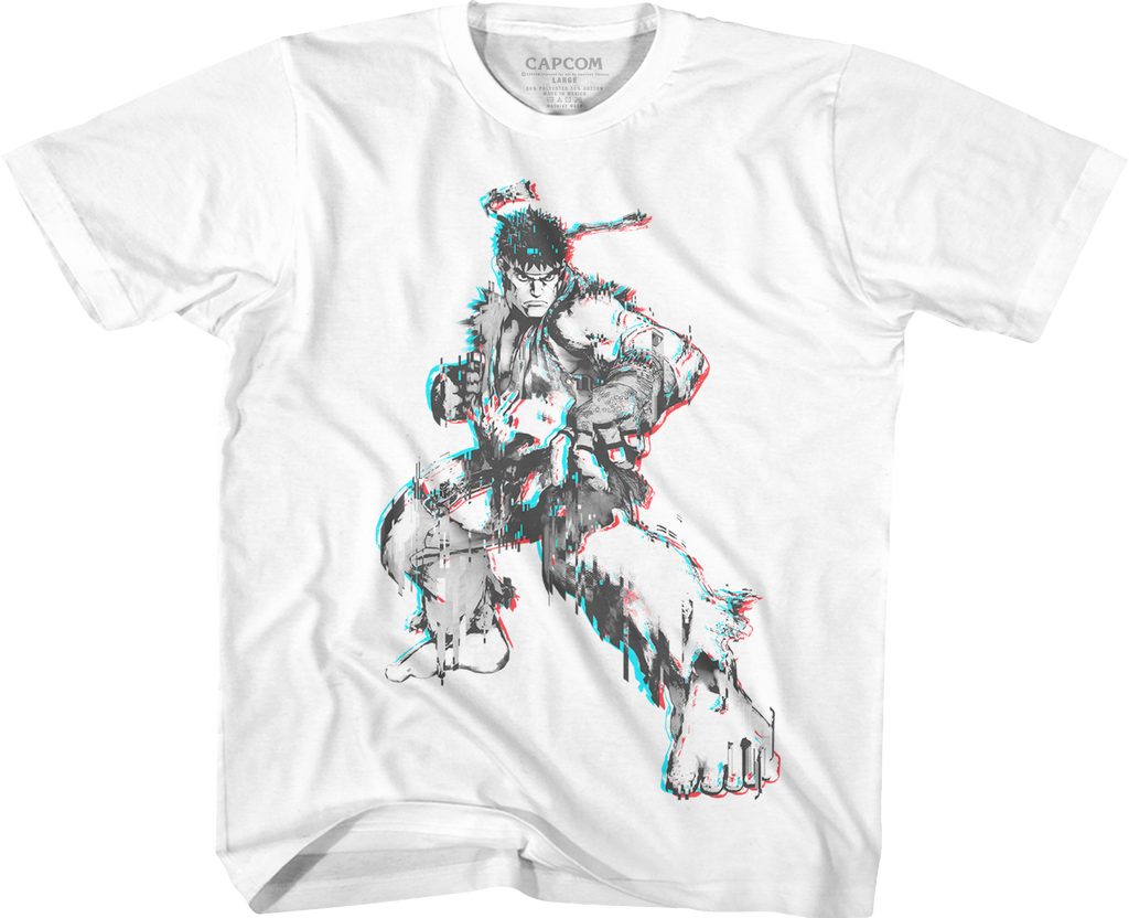 Distorted Ryu Street Fighter Shirt T-Shirts, Hoodie, Sweatshirt