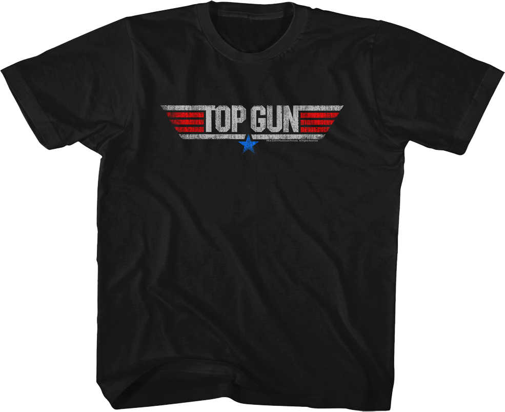 Distressed Logo Top Gun Shirt T-Shirts, Hoodie, Sweatshirt